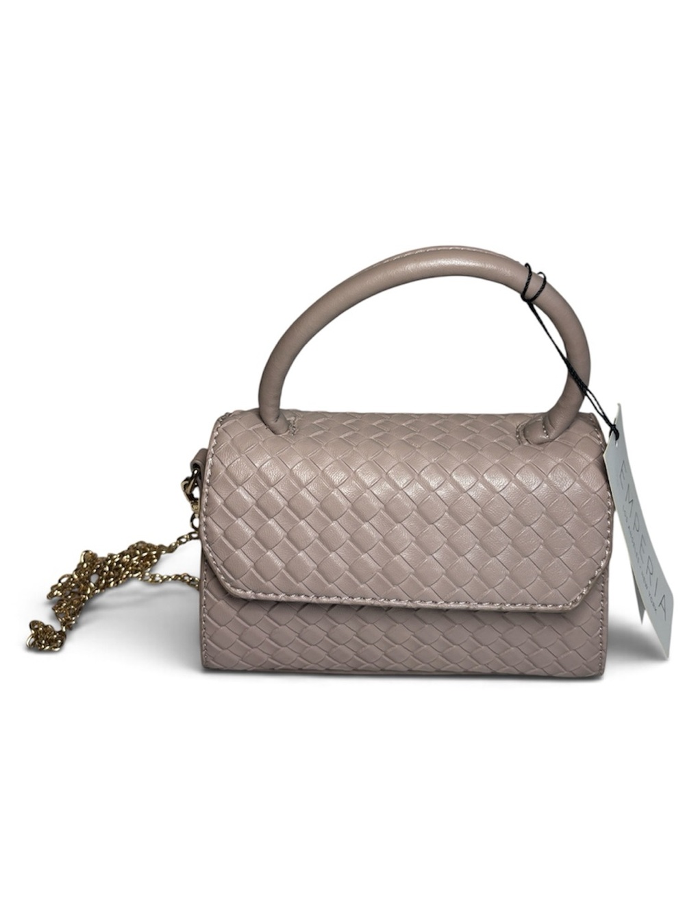 Emperia Woven Hand / Shoulder Bag Pink NWT